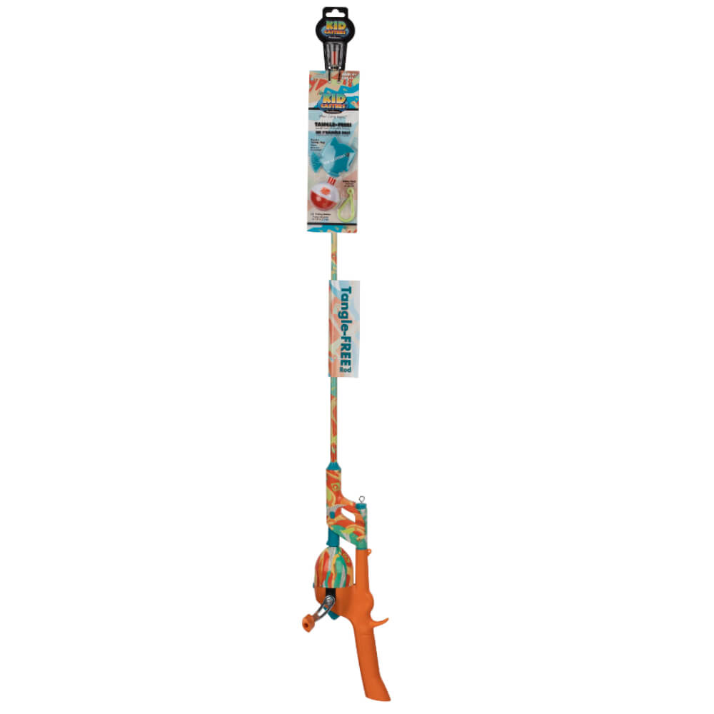 South Bend Zoo Kids Tiger Combo Carded Fishing Rod w/Spincast Reel
