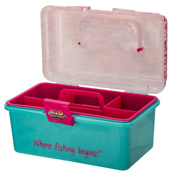 Plano 500089 Youth Fishing Tackle Bait Storage Box with Removable Tray,  Pink, 1 Piece - Ralphs