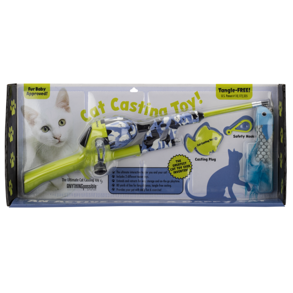 Cat Casting Toy Cat Camo