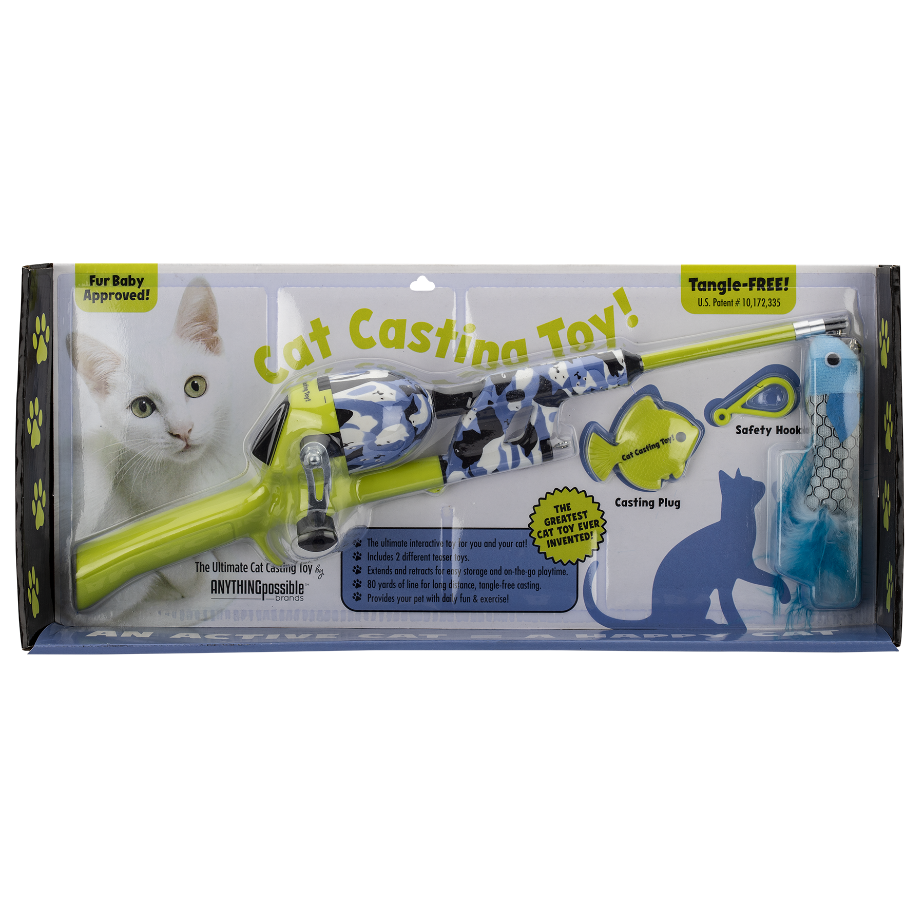 Cat Toys Kitten Toys, Interactive Cat Toy 2pcs Retractable Cat